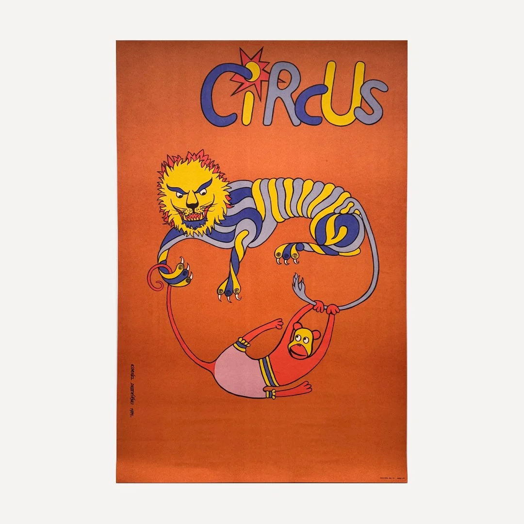 ビンテージ　サーカス　トラポスター　CYRK CIRCUS POSTER Circus (Cyrk) — Projekt 26 | Vintage Polish Posters